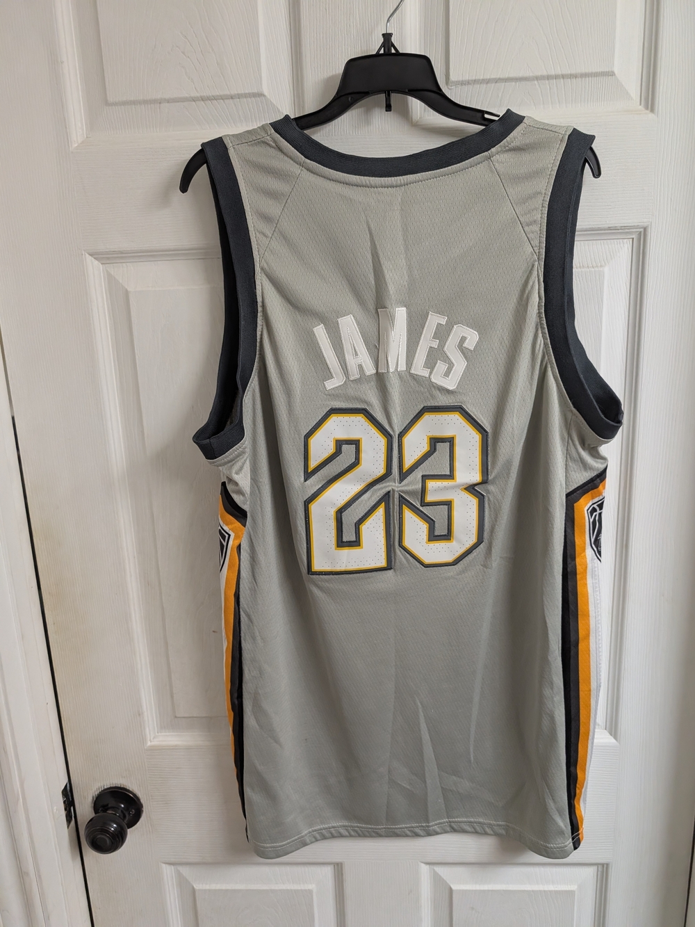Nike LeBron James Cleveland Cavaliers "The Land" #23 Gray Basketball Jersey 52